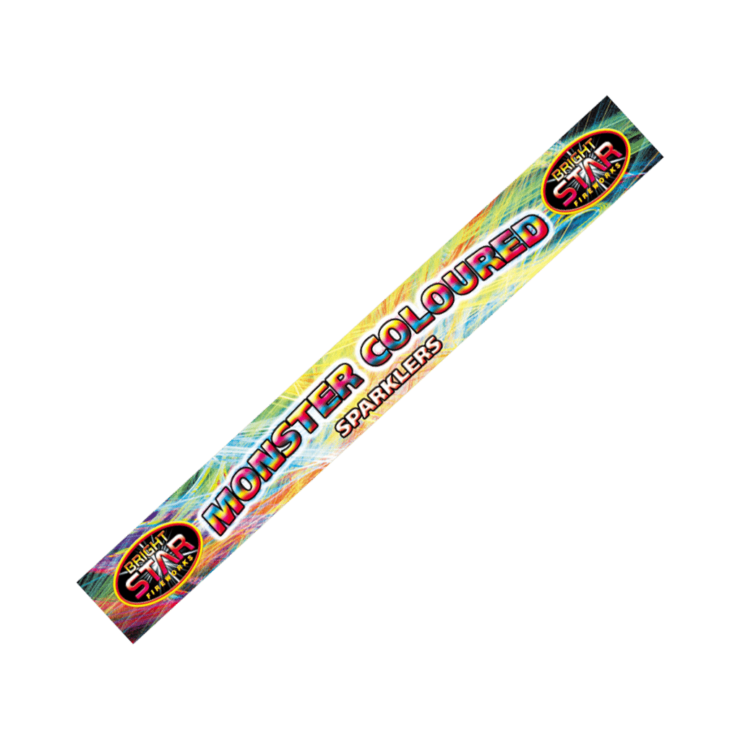14" Monster Colour Sparklers - 4pces