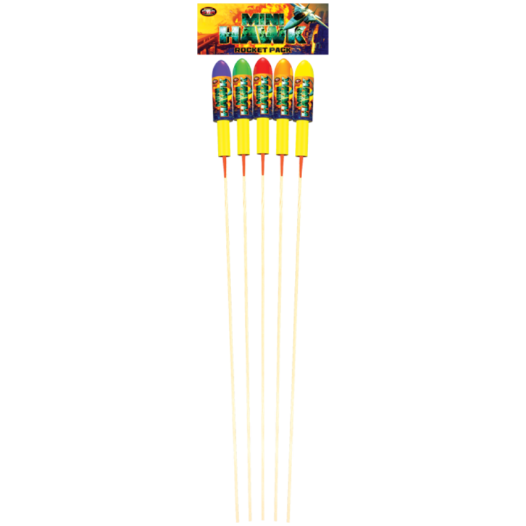 Mini Hawk Rocket - 5pces