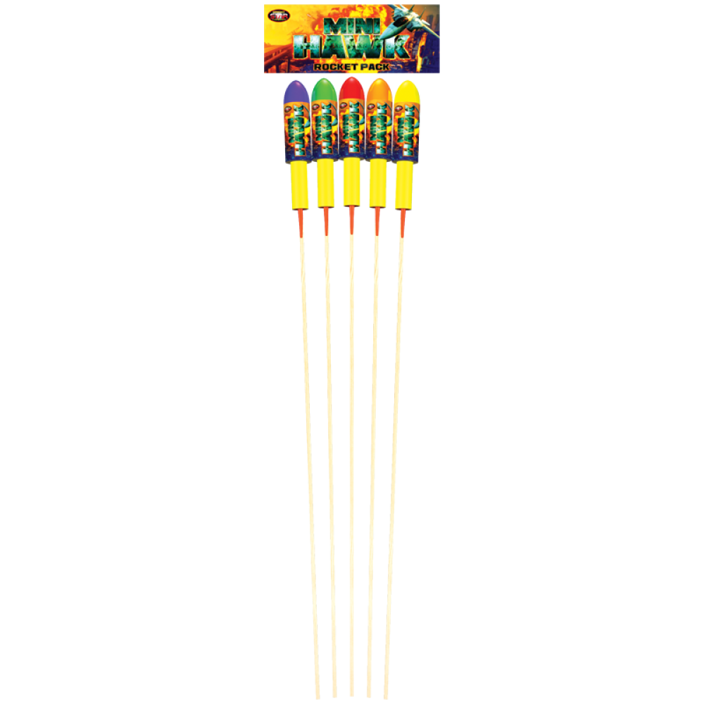 Mini Hawk Rocket - 5pces