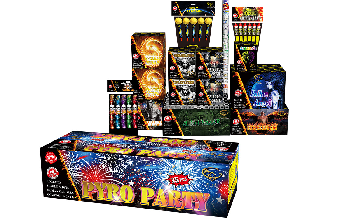 Pyro Party - 35pces