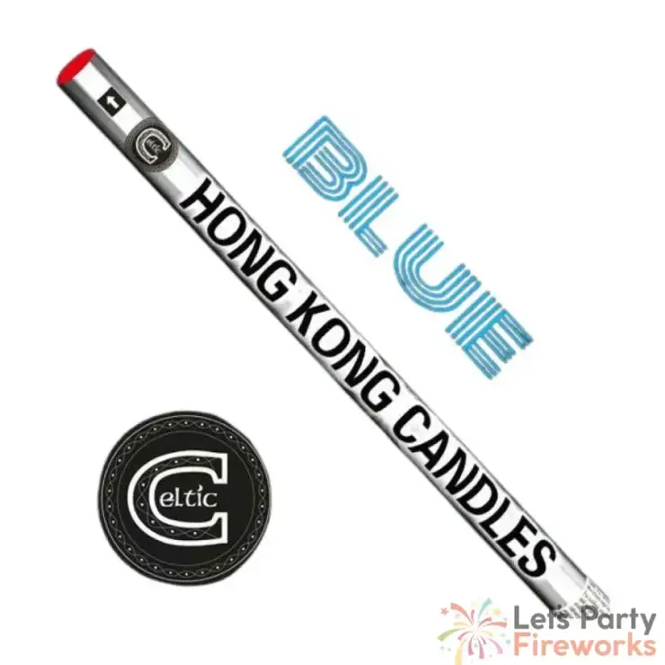 Hong Kong Candles - Blue - 10Shots