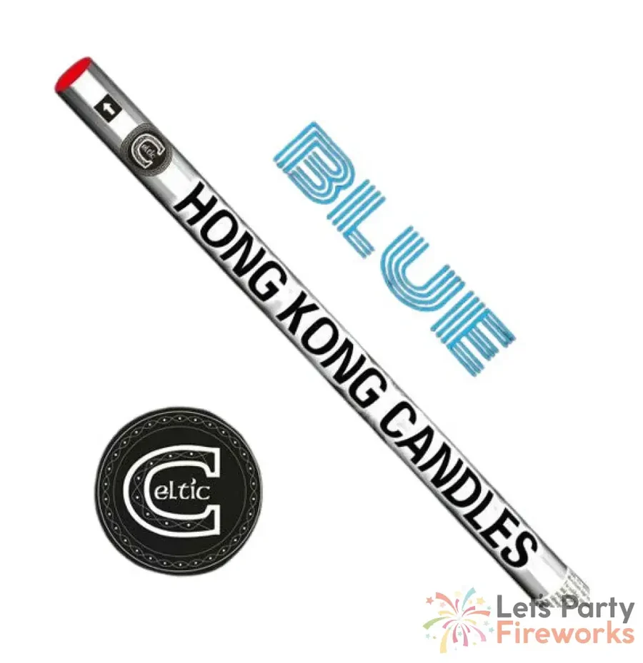 Hong Kong Candles - Blue - 10Shots