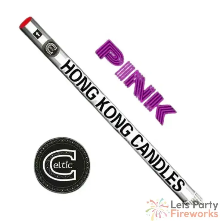 Hong Kong Candles - Pink - 10 Shots